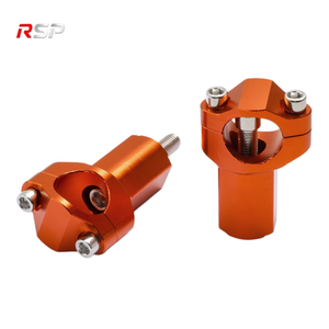 Morsetto <span class=keywords><strong>Manubrio</strong></span> RSP in Lega di Alluminio Stile Lungo 29mm, Kit Universale per <span class=keywords><strong>Moto</strong></span> - Product Image 4