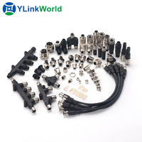 Personnalisation ebike harnais transmisi 5mm 3m pcb terminal femelle 2 6 9 12 broches 6p auto t fil électrique e bike batterie connecteur