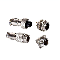 GX12 2/3/4/5/6 Pin Aviation Plug Cable Connector Socket Circular Docking Type Male Female