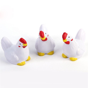 Bán Buôn Hình Đồ Chơi Gà Chống Căng Thẳng Bóng Đồ Chơi Unisex PU Bọt Giá Rẻ Biểu Tượng Tùy Chỉnh In Gà Căng Thẳng Động Vật - Product Image 2