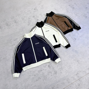 Chaquetas de poliéster, fabricante personalizado, ropa de calle informal para exteriores, transpirable, cómoda, con cremallera, para hombre, chaqueta de poliéster - Product Image 1