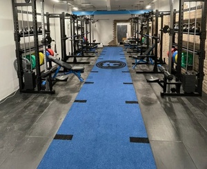 6.5 'x 35' 8500 Dtex 100 Polyéthylène <span class=keywords><strong>Anti</strong></span> UV Stalk 5mm PU Foam Backing Performance Gym Turf Track MAX - Product Image 4