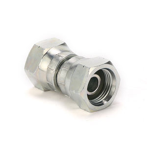 Adaptateur de tuyau hydraulique BSP femelle galvanisé en usine avec écrou serti 3B - Product Image 3