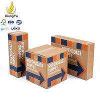 Boîte en carton ondulé robuste Xiangyu, boîtes d'expédition en kraft brun imprimées sur mesure, emballage recyclable, carton maître