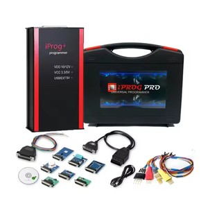 IPROG Pro V89 7-Adapter Vollständiger ECU-Schlüsselprogrammierer IPROG+ Eeprom IMMO/3-in-1 Carprog Digiprog3 5 Sondenkabel Guangdong China Modell 1 - Product Image 1