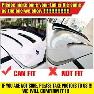 Aileron arrière de coffre de voiture aspect noir brillant/fibre de carbone pour Ford Focus MK3 MK3.5 ST-LINE 2012-2018 - Product Image 2