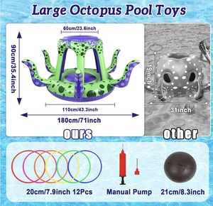 เกมโยนปลาหมึกเป่าลมสำหรับเด็กและผู้ใหญ่ - Product Image 6