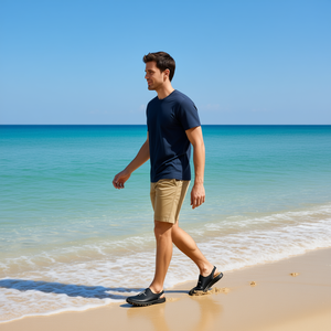 Breeze Zapatos de agua de verano para hombre y mujer, sandalias de neopreno transpirables antideslizantes para adultos, ropa deportiva acuática - Product Image 2