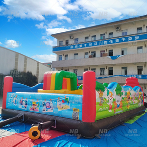 Outdoor Inflatable Commercial House Slide and Jumping Castles With Blower Kids' Large <b>Trampoline</b> Park Inflatable <b>Trampoline</b> Park - Product Image 6