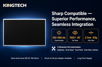 Kingtech OEM 550nits 1920*1080 LVDS-Schnittstelle für Selbstbedienungs-Kiosk Steuerungsterminal 13,3 Zoll Industrielles TFT LCD Panel Modul