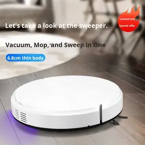 Robot Inteligente de Limpieza de Pisos para el Hogar, Anti-Caídas, Recolección Automática de Polvo, Barrido, Aspirado y Fregado Todo en Uno, para Perezosos - Product Image 6