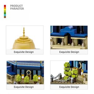 Meilleures ventes OEM en gros, construisez votre propre modèle du Dôme du Rocher <span class=keywords><strong>de</strong></span> Jérusalem avec ce jeu <span class=keywords><strong>de</strong></span> blocs <span class=keywords><strong>de</strong></span> construction complexe - Product Image 4