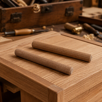Accessoires de meubles - Cheville filetée en bois contemporaine 16x140mm pour la maison, le bureau et l'hôtellerie