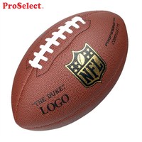 Lame de Football en Latex rouge, Logo personnalisé pour ballon de Rugby, taille 5, Logo personnalisé, offre spéciale