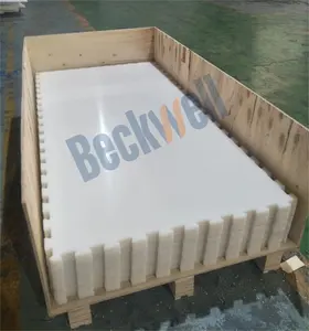 Lembar plastik Uhmw untuk dijual papan arena seluncur es sintetis dengan Harga Bagus putih es