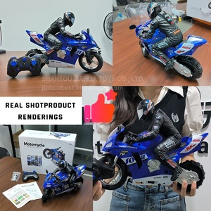 AiJH Motocicleta RC 1:6 con Autoequilibrio, Control Remoto y Giroscopio <span class=keywords><strong>de</strong></span> 6 Ejes, Moto RC <span class=keywords><strong>de</strong></span> Pie, Juguete <span class=keywords><strong>de</strong></span> Motocicleta RC - Product Image 2
