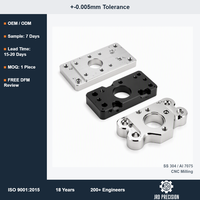 Pièces usinées CNC 5 axes sur mesure OEM ODM, ingénierie de précision, acier inoxydable, aluminium, 0,005 mm, ISO 9001, électroérosion à fil, brochage