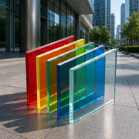 Verre laminé PVB ultra-clair 11,52, verre de sécurité super-clair avec intercouche PVB pour portes et fenêtres de balcon