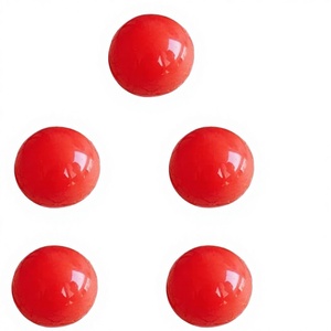 Vente en gros de jouets décoratifs de Noël en plastique rouge à motif de cubes lumineux, nez de renne, pour costumes et festivités - Product Image 2