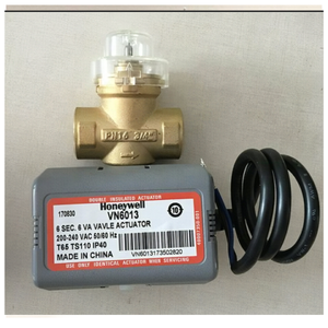Vanne à boisseau motorisée Honeywell VC6013, bidirectionnelle, en laiton, OEM, origine USA - Product Image 2