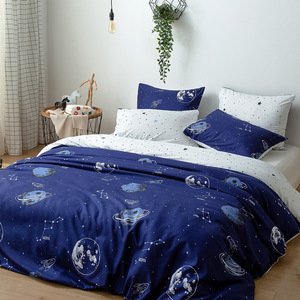 Nhà dệt sang trọng ba mảnh bộ đồ giường đặt hiện đại in Quilt Cover <span class=keywords><strong>Twin</strong></span>/Vua Kích thước sang trọng Duvet cover - Product Image 3