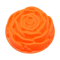 Moules à muffins en silicone en forme de rose, écologiques, de qualité alimentaire, compatibles lave-vaisselle et four, jetables, YK-22, pour la pâtisserie