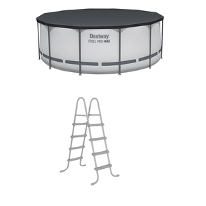 Piscina Elevada Redonda con Marco de Acero <span class=keywords><strong>Bestway</strong></span> 56420/56421 <span class=keywords><strong>Steel</strong></span> <span class=keywords><strong>Pro</strong></span> <span class=keywords><strong>MAX</strong></span>, 3.66m X 1.22m - Product Image 5