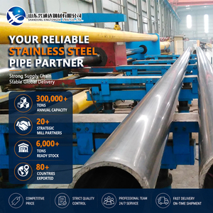High Quality 2205 No.4 Finish 168.3mm x 6mm Cold Drawn ASTM A269 Stainless Steel Pipe for Shipbuilding - Product Image 1