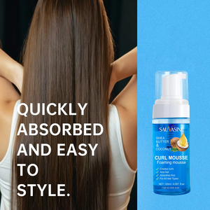 Mousse coiffante à la noix de coco pour cheveux bouclés, tenue longue durée, multifonctionnelle, coiffage et soin - Product Image 5
