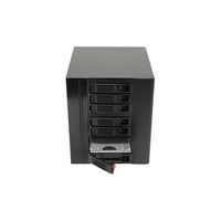 Boîtier de serveur NAS de bureau à 6 baies à échange à chaud, boîtier d'ordinateur NAS avec USB 3.0, compatible Mini ITX, utilisé au bureau