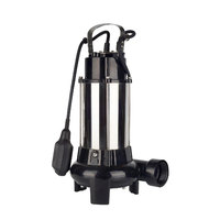 Pompe submersible électrique industrielle de broyeur d'eaux d'égout avec la roue de coupeur pour des stations de levage d'eaux usées de réservoir septique