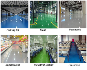 Pintura epoxi autonivelante de resina cristalina transparente de alta dureza para pisos, revestimientos 3D para pisos de garajes, hospitales y plazas. - Product Image 3