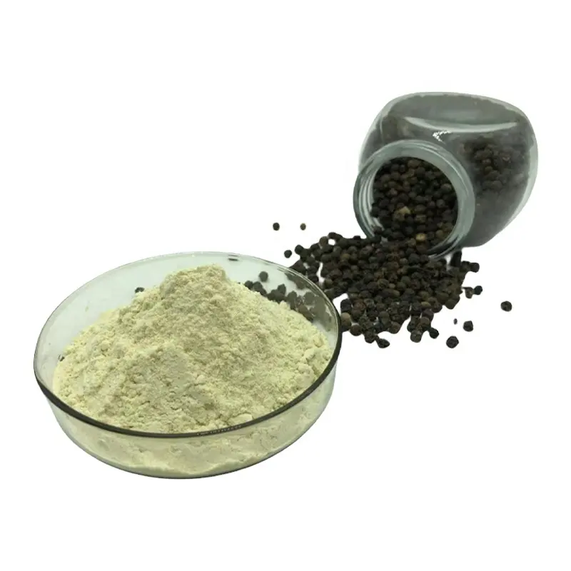 Fabriekslevering Zwart Piperine Extract Poeder Zwarte Peper Extract Piperine 95% 97% 98%