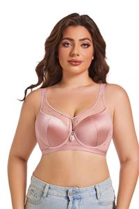 34-50cde Push-Up Plus-Size reggiseno senza soluzione di continuità in acciaio morbido anello di pizzo Bralette femminile spalline reggiseno edificante per <span class=keywords><strong>taglie</strong></span> <span class=keywords><strong>forti</strong></span> - Product Image 4