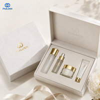 Boîte d'emballage de luxe personnalisée pour soins de la peau, boîte cadeau rigide magnétique avec insert pour sérum, crème, lotion, ensemble cosmétique beauté