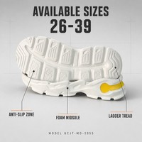 Semelle extérieure personnalisée en MD+TPU haute élasticité, durable, antidérapante et résistante à la déchirure pour chaussures de sport de course en gros