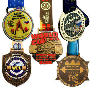 Medalla de Metal de Lujo con Borde Tallado en Diamante, Aleación de Zinc, Electrochapada, Impresión UV, Temática Deportiva, Campeonato de Boxeo, Personalizada - Product Image 6
