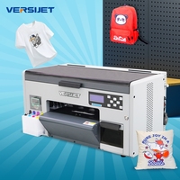 Printer DTF Desktop Kompak Versijet A3 Dengan Pembersihan Otomatis Untuk Pencetakan Kaos dan Pakaian