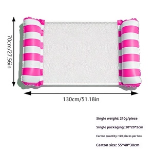Cama Flotante Inflable de PVC de <span class=keywords><strong>Dos</strong></span> Tubos para Adultos, para <span class=keywords><strong>Piscina</strong></span>, Playa, Juguete Flotante Portátil - Product Image 5