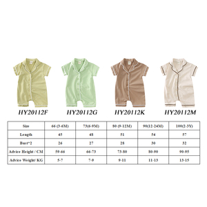 Barboteuse tricotée en coton pour bébés, grenouillères d'été pour nouveaux-nés, garçons et filles, vente en gros de vêtements pour nouveaux-nés - Product Image 4