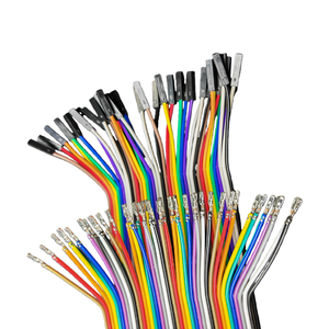 컬러풀 구리 듀폰 케이블 10CM 15CM 20CM 30CM 40CM 40핀 남성 여성 PH2.0 터미널 커넥터 브레드보드 점퍼 와이어 아두이노 프로젝트 - Product Image 3