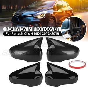 Paire de coques de rétroviseurs latéraux à fixation directe gauche et droite pour Renault Clio 4 MK4 2012-2019 - Product Image 1