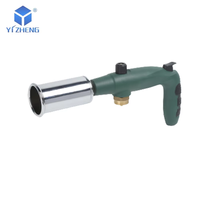 Soplete de Gas Moderno Personalizado, Pistola de Llama de Butano de Lujo, Herramienta de Cocina Portátil Resistente al Viento, Material Metálico para Camping