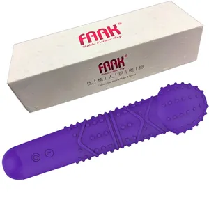 FAAK-G305 Vibrator Seks Baru 16.7Cm * 3.4Cm 7 Speed G Spot Vibrator Jepang Dapat Diisi Ulang Vibrator Dildo untuk Wanita