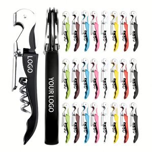 Sacacorchos Multifunción con Logotipo Personalizado, Abridor de Botellas de Vino de Acero Inoxidable, Cuchillo Seahorse, Abridor de Cerveza Profesional para Cocina, Venta al Por Mayor - Product Image 1