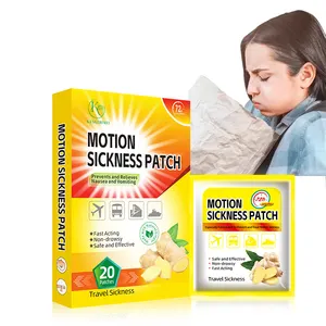 Wholesale Travel Ginger Motion Sickness Patch Relief Travel Uncomfortable Anti Nausea Patch