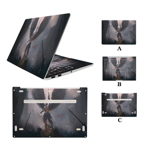 BSCI amovible <span class=keywords><strong>vinyle</strong></span> autocollant peau autocollant garde marbre rouge ordinateur portable autocollant pour Macbook 12 13 Air Retina Pro autocollants personnalisés découpés - Product Image 3