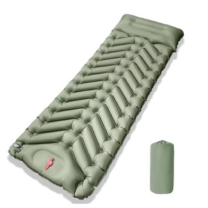 Colchoneta Inflable de Alta Calidad LLOYDBERG, Colchón de Nailon 40D TPU de 10 cm de Grosor, Bomba de Pie para Exteriores, Colchoneta para Dormir de Camping - Product Image 1