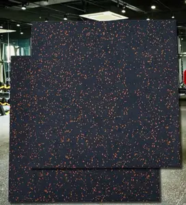 Snbo diskon besar gulungan lantai karet dalam ruangan untuk kebugaran gym 10 mm-50 mm tebal antiselip gulungan karet lantai gym tikar karet gym