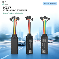 Lector de Tarjetas RFID, Rastreador GPS 4G+2G, Localizador Impermeable con Corte Remoto de Combustible para Gestión de Flotas, Rastreo en Vivo 24/7